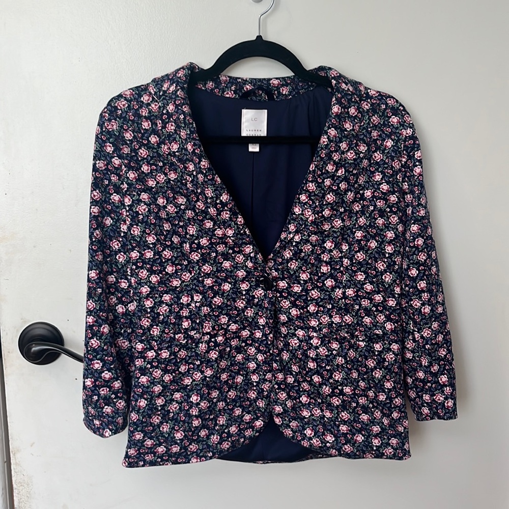 Cute floral blazer for work